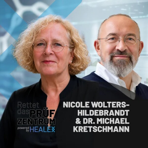 Podcast-Episode mit Nicole Wolters-Hildebrandt und Dr. Michael Kretschmann